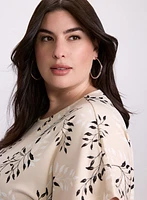 Floral Drop Shoulder Top