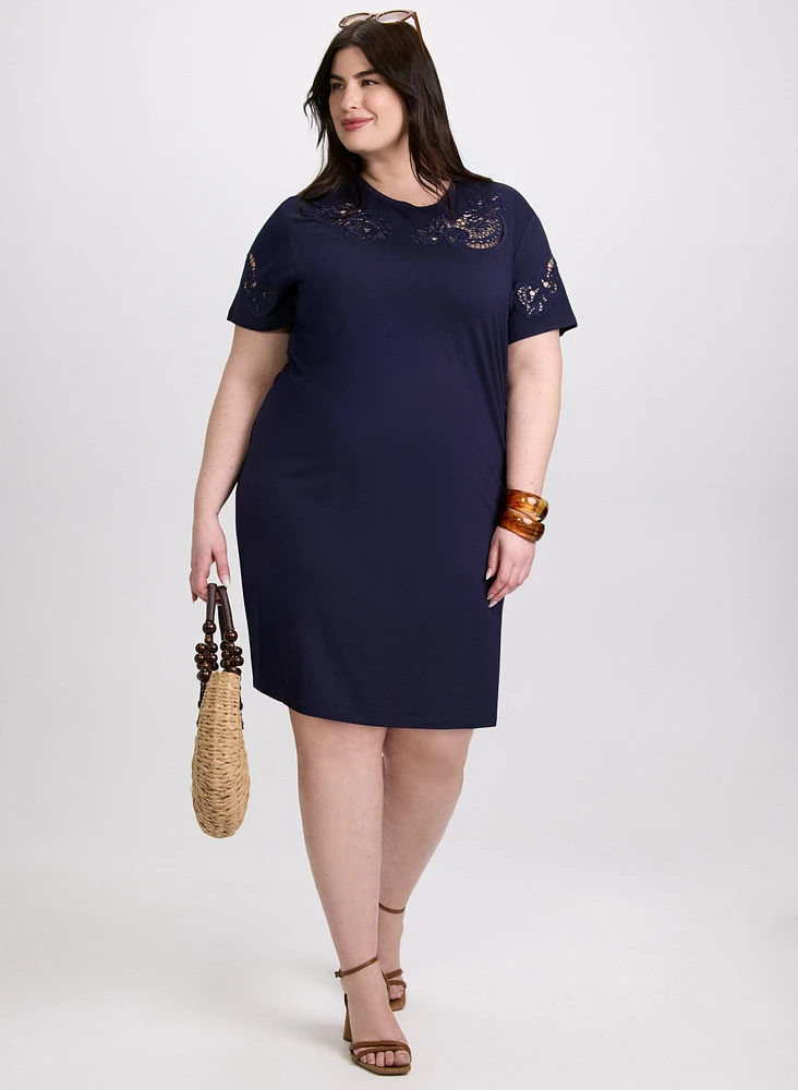 Cut-Out T-Shirt Dress