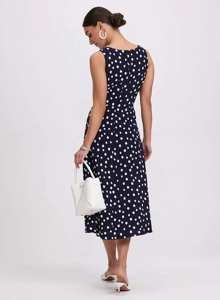 Polka Dot Midi Dress