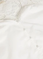 Blouse à détails en dentelle