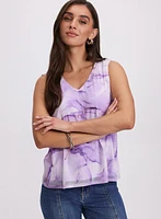 Marbled Metallic Top