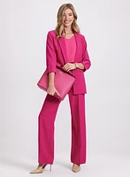 Blazer ouvert à manches repliées