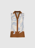 Melanie Lyne - Floral Sleeveless Blouse