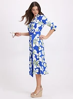 Floral Shirt Dress