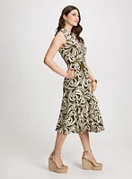 Geometric Print Day Dress