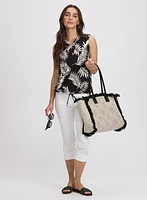 Palm Print Top