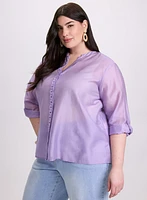 Crochet Trim Blouse