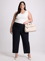 Pull-On Straight Leg Pants