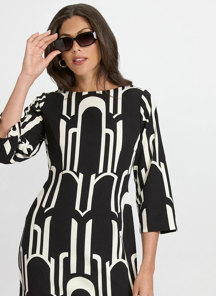 Graphic Geometric Dress