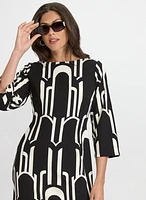 Graphic Geometric Dress