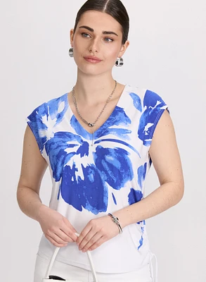Haut à motif floral