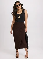 Jersey Wrap Skirt