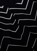 Zig-Zag Print Dress