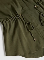 Drawstring Waist Blouse