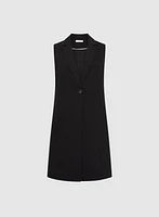 Long Buttoned Vest