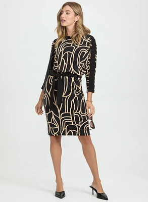 Geometric Jersey Dress