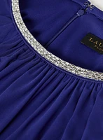 Jersey Dress & Chiffon Cape