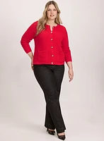 Cardigan en tricot texturé