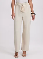 Olivia Crinkled Wide-Leg Pants