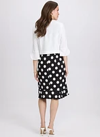 Polka Dot Dress & Jacket Set