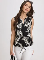 Palm Print Top