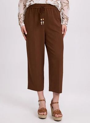 Straight-Leg Drawstring Capris