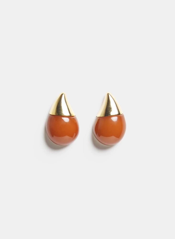 Resin Teardrop Earrings