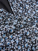 V-Neck Floral Blouse