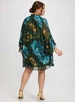 Floral Bell Sleeve Dress