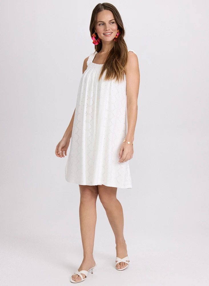 Eyelet Embroidered Dress