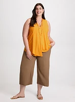 Asymmetric Overlay Tank Top