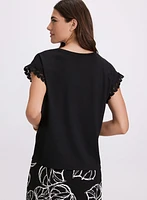 Crochet Trim T-Shirt