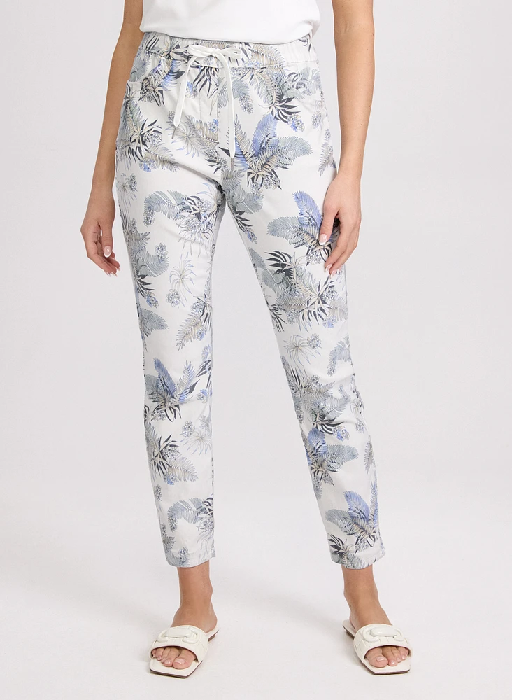 Tropical Pull-On Pants