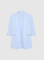 Open-Front Longline Blazer