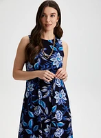 Robe sans manches à motif cachemire