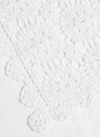 Cotton Crochet Applique T-Shirt