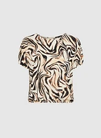 Zebra Print Top