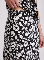 Floral Pull-On Skirt