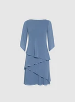 Tiered Split Sleeve Dress