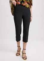 Studded Cotton-Blend Capris
