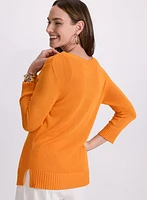 Ribbed Knit Sweater