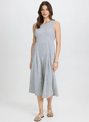 Striped Wide-Leg Jumpsuit