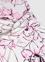Floral Twist Detail Top