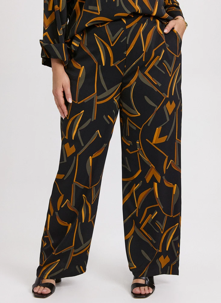 Joseph Ribkoff - Abstract Striped Pants