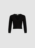 3/4 Sleeve Knit Cardigan
