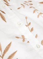 Tropical Embroidered Blouse