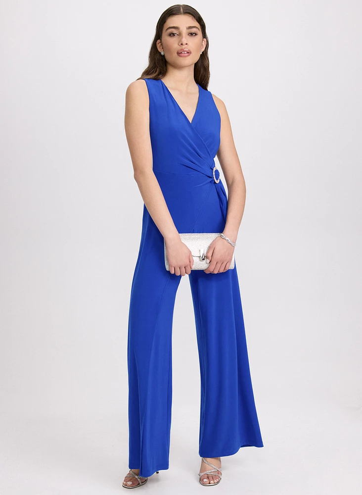 Embellished Wide-Leg Jumpsuit