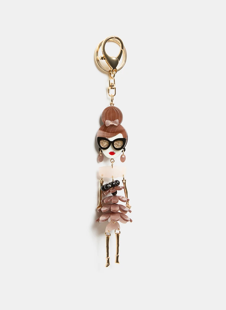 Stacked Figurine Keychain
