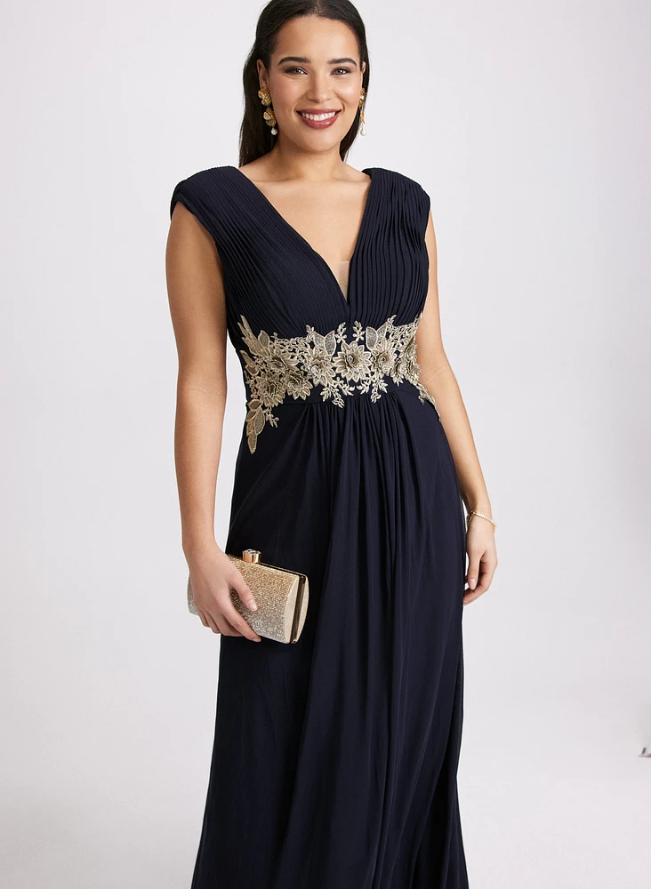 Embroidered Appliqué Dress