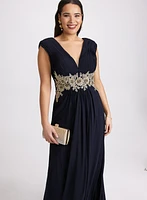 Embroidered Appliqué Dress